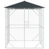 vidaXL Bird Cage Anthracite 215 x 208 x 247 cm Galvanised Steel