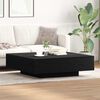 vidaXL Coffee Table Black Oak 100 x 100 x 31 cm