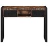 vidaXL Console Table Multicolour 100x35x75 cm Solid Wood Reclaimed
