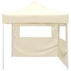 vidaXL Party Tent Folding Cream 291 x 291 x 315 cm Oxford Fabric