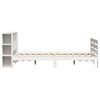 vidaXL Bed Frame without Mattress White 150x200 cm King Size Solid Wood Pine