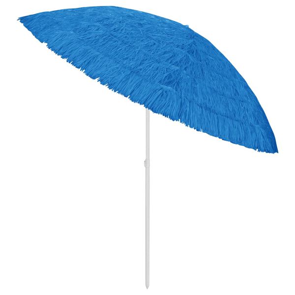 vidaXL Hawaii Beach Parasol Blue 300 cm