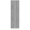 vidaXL Refrigerator Cabinet Lyon Grey Sonoma 60x57x207 cm Engineered Wood
