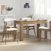 vidaXL Dining Table Artisan Oak 120x60x76 cm Engineered Wood