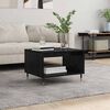 vidaXL Coffee Table Black oak 60 x 50 x 40 cm Engineered wood