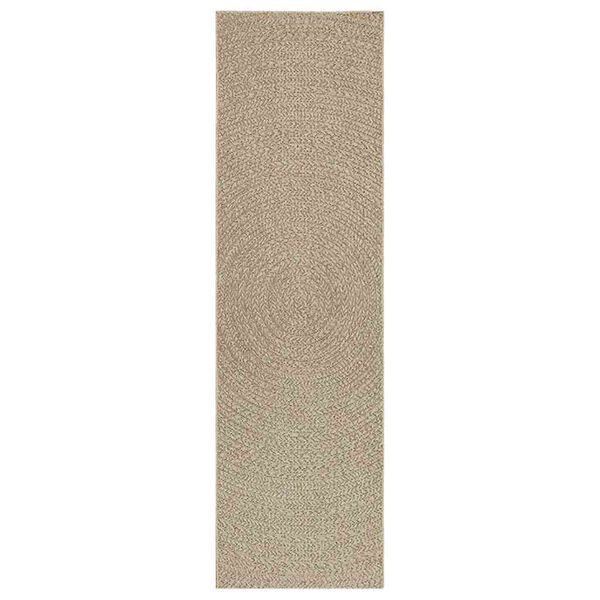 vidaXL Rug ZIZUR Beige 80x250 cm Jute Look Indoor and Outdoor