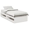 vidaXL Day Bed without Mattress White 90x200 cm Solid Wood Pine