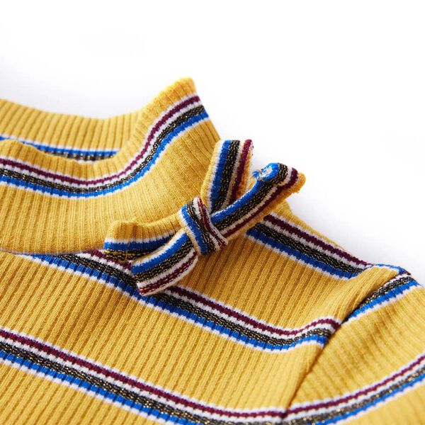 Kids' T-shirt with Long Sleeves Ochre 140