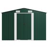 vidaXL Garden Shed Green 257x779x181 cm Galvanised steel