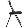vidaXL Folding Chair 2 pcs Black 48 x 44 x 78 cm Velvet