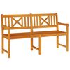 vidaXL Outdoor Bench 150 x 56 x 90 cm Solid Acacia Wood Natural