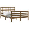 vidaXL Bed Frame without Mattress Honey Brown 140x190 cm Solid Wood