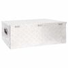 vidaXL Storage Box Silver 100x55x37 cm Aluminium