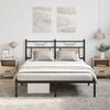 vidaXL Bed Frame without Mattress Sonoma Oak 137x190 cm Engineered Wood