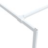 vidaXL Walk-in Shower Wall White 140x195 cm Clear ESG Glass