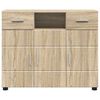 vidaXL Wooden Cabinet Sonoma Oak 88.5 x 30.5 x 73 cm Engineered Wood