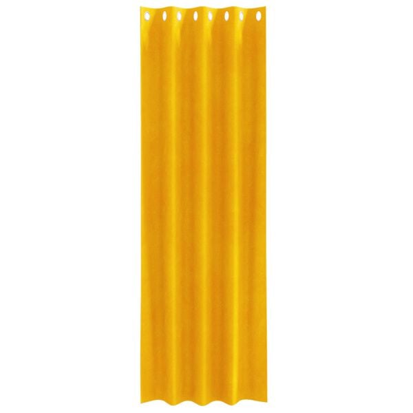 vidaXL Blackout Curtains 2 pcs Mustard Yellow 140 x 260 cm Velvet