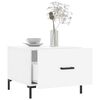 vidaXL Coffee Tables 2pcs High Gloss White 50x50x40 cm Engineered Wood