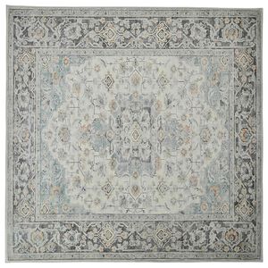 vidaXL Rug ORIZ Cream 200 x 200 cm 100% Polyester