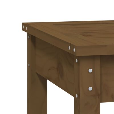 vidaXL 2-Seater Garden Bench Honey Brown 159.5x44x45 cm Solid Wood Pine