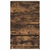 vidaXL Sideboard Smoked Oak 60x35x98.5 cm Engineered Wood