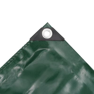 vidaXL Tarpaulin 650 g/m² 1.5x20 m Green