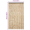 vidaXL Insect Curtain Beige 118x220 cm Chenille