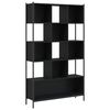 vidaXL Bookcase Black 102x28x172 cm Engineered Wood
