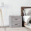 vidaXL Bedside Cabinet Grey Sonoma 50x39x47 cm