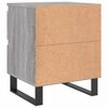 vidaXL Bedside Cabinets 2 pcs Grey Sonoma 40x35x50 cm Engineered Wood