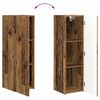 vidaXL TV Wall Cabinet 2 pcs Old Wood 30 x 31 x 100 cm Engineered Wood