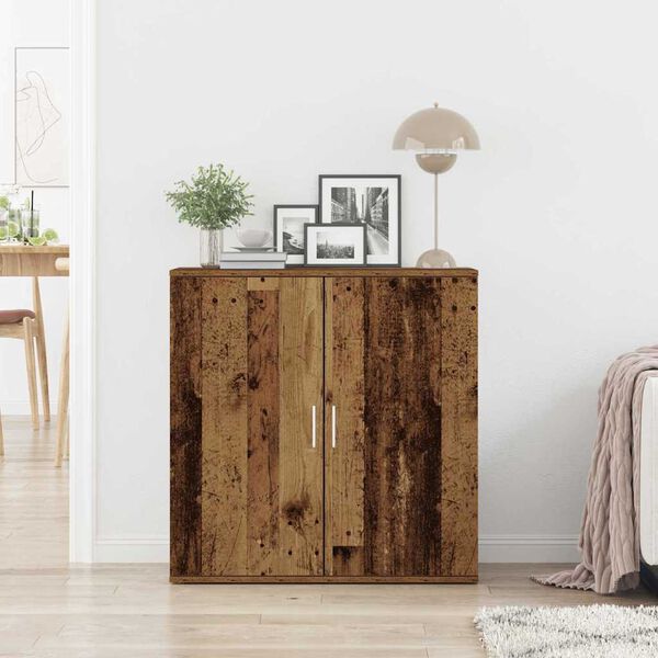 vidaXL Sideboard Old Wood 79 x 38 x 80 cm Engineered Wood