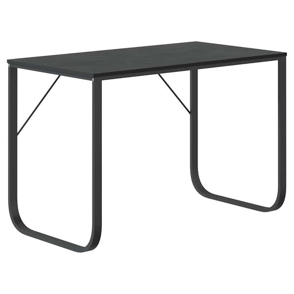 vidaXL Computer Desk Black 110x60x73 cm Engineered Wood