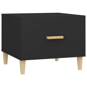 vidaXL Coffee Table Black 50x50x40 cm Engineered Wood