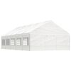 vidaXL Gazebo with Roof White 11.15x5.88x3.75 m Polyethylene