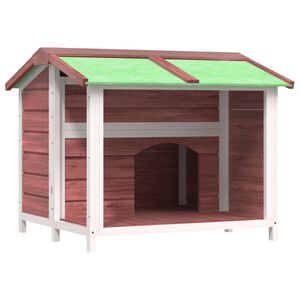 vidaXL Dog Kennel Mocha 96x87x80,5 cm Solid Wood Pine