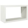 vidaXL Firewood Rack White 100x40x60 cm Steel