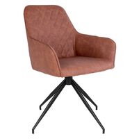 House Nordic Dining Chair with Swivel Ava Brown
