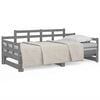 vidaXL Pull-out Day Bed without Mattress Grey 2x(90x190) cm