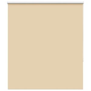 vidaXL Roller Blind Blackout Beige 140x150 cm Fabric Width 136.6 cm Polyester