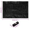 vidaXL Dog Poop Bags 750 pcs Black 30x20 cm PE