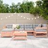 vidaXL 7 Piece Garden Sofa Set Solid Wood Douglas Fir