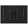 vidaXL Kitchen Cabinet 2 pcs Black 60 x 31 x 40 cm Engineered Wood