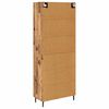 vidaXL Highboard with Drawer 2 pcs Old Wood Engineered Wood