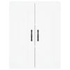 vidaXL Highboard White 69.5x34x180 cm Engineered Wood