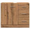 vidaXL Sink Cabinet Artisian Oak 63x30x54 cm Engineered Wood