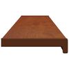 vidaXL Window Sill Brown Wood 140 x 25 x 4.5 cm PVC