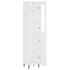 vidaXL Highboard White 34.5x34x180 cm Engineered Wood