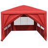 vidaXL Partytent with Wall Red 600 x 300 x 255 cm PE and Steel