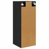 vidaXL Wall Mounted Cabinet Black Oak 34.5 x 34 x 90 cm